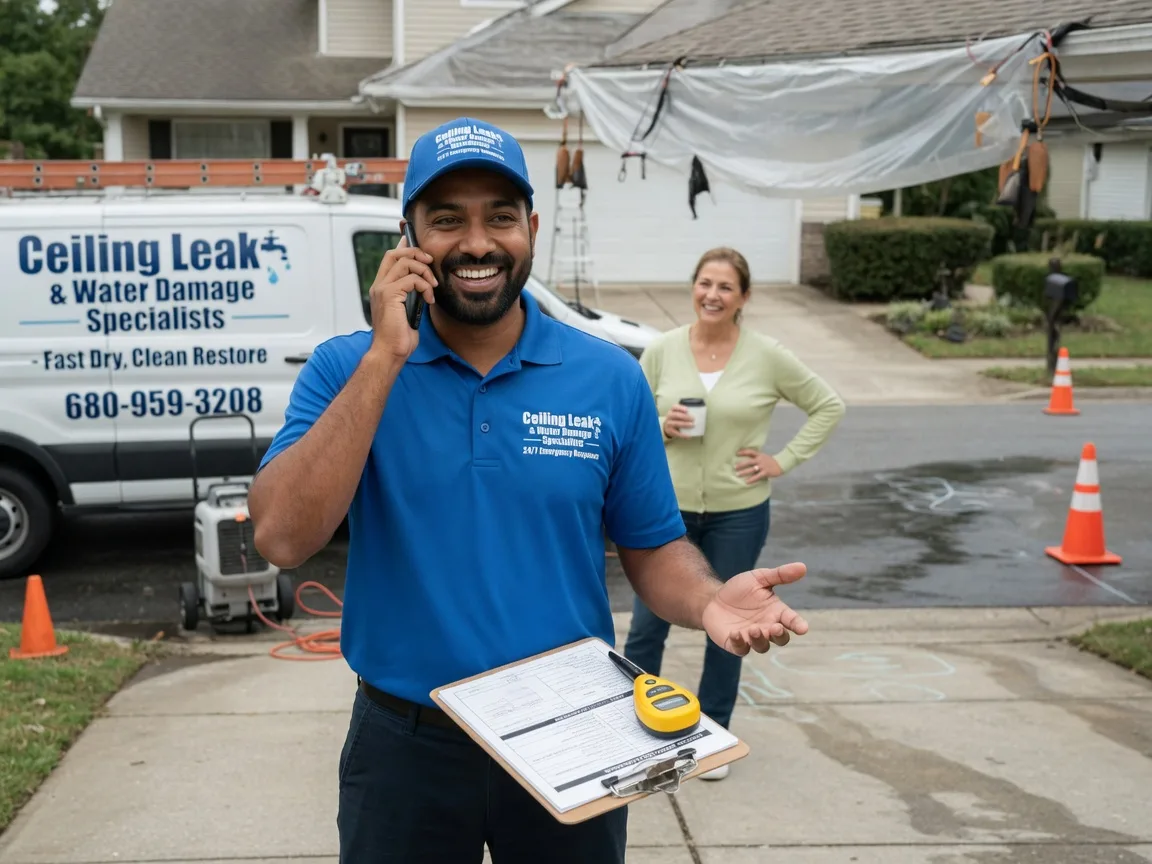 Ceiling Leak Cleanup Dalton, NE FAQs